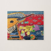 Rood stilleven met Lyr Legpuzzel (Horizontaal)