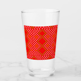 Rood stip glas