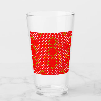 Rood stip glas