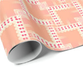 Rood stip + Kiekenpapier voor pekelen Cadeaupapier (Rol Hoek)