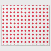 rood stippelpatroon cadeaupapier (Vlak)