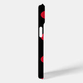 rood stippenpatroon Case-Mate iPhone case (Achterkant / Rechts)