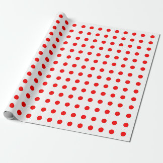 Rood Stippenpatroon Inpakpapier