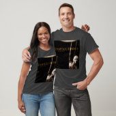 Rood stof meisje t-shirt (Unisex)
