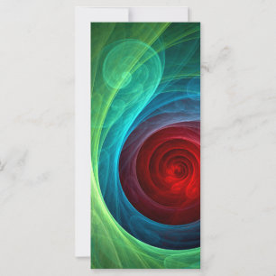 Rood Storm Bloemen Moderne Abstracte Kunst Kleuren