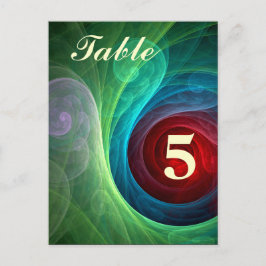 Rood Storm Bloemen Moderne Abstracte Kunst Kleuren Briefkaart