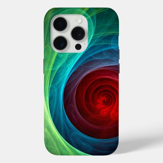 Rood Storm Bloemen Moderne Abstracte Kunst Kleuren Case-Mate iPhone Case (Achterkant)