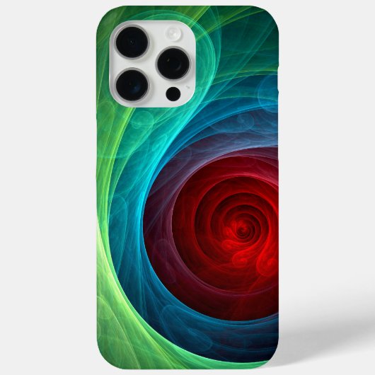 Rood Storm Bloemen Moderne Abstracte Kunst Kleuren Case-Mate iPhone Case (Achterkant)