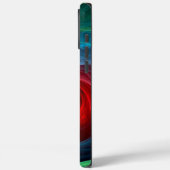 Rood Storm Bloemen Moderne Abstracte Kunst Kleuren Case-Mate iPhone Case (Achterkant / Links)