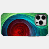 Rood Storm Bloemen Moderne Abstracte Kunst Kleuren Case-Mate iPhone Case (Achterkant (horizontaal))
