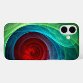 Rood Storm Bloemen Moderne Abstracte Kunst Kleuren Case-Mate iPhone Case (Achterkant (horizontaal))