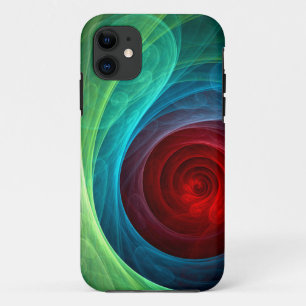 Rood Storm Bloemen Moderne Abstracte Kunst Kleuren Case-Mate iPhone Case