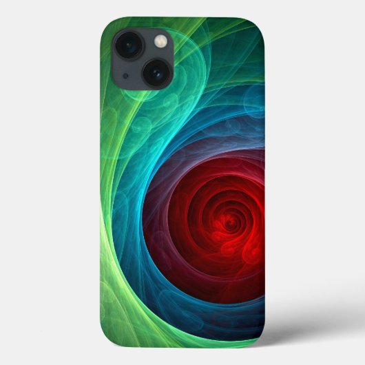 Rood Storm Bloemen Moderne Abstracte Kunst Kleuren Case-Mate iPhone Case (Achterkant)