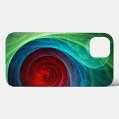 Rood Storm Bloemen Moderne Abstracte Kunst Kleuren Case-Mate iPhone Case (Achterkant (horizontaal))