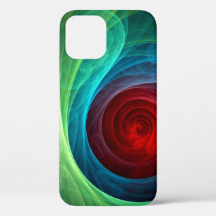 Rood Storm Bloemen Moderne Abstracte Kunst Kleuren Case-Mate iPhone Case