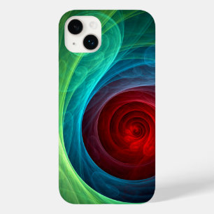 Rood Storm Bloemen Moderne Abstracte Kunst Kleuren Case-Mate iPhone 14 Plus Hoesje