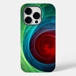 Rood Storm Bloemen Moderne Abstracte Kunst Kleuren Case-Mate iPhone 14 Pro Hoesje