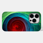 Rood Storm Bloemen Moderne Abstracte Kunst Kleuren Case-Mate iPhone Case (Achterkant (horizontaal))