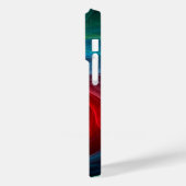Rood Storm Bloemen Moderne Abstracte Kunst Kleuren Case-Mate iPhone Case (Achterkant / Links)