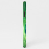 Rood Storm Bloemen Moderne Abstracte Kunst Kleuren iPhone Hoesje (Rechterkant)