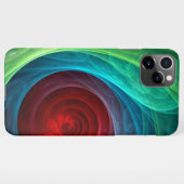 Rood Storm Bloemen Moderne Abstracte Kunst Kleuren iPhone Hoesje (Achterkant horizontaal)