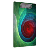 Rood Storm Bloemen Moderne Abstracte Kunst Kleuren Klembord (Rechts)