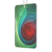 Rood Storm Bloemen Moderne Abstracte Kunst Kleuren Luchtverfrisser (Links)