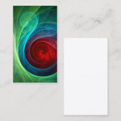 Rood Storm Bloemen Moderne Abstracte Kunst Kleuren Visitekaartje (Voorkant / Achterkant)