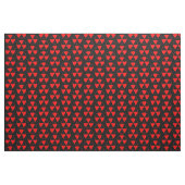 Rood stralingssymbool stof (Fat Quarter)