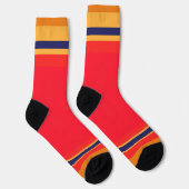 Rood + strepen sokken (Rechts)