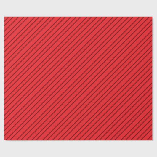 Rood Strepen Wrapping Papier (Vlak)
