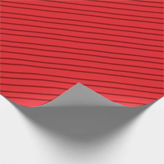 Rood Strepen Wrapping Papier (Hoek)