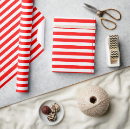 Rood Strepen Wrapping Papier