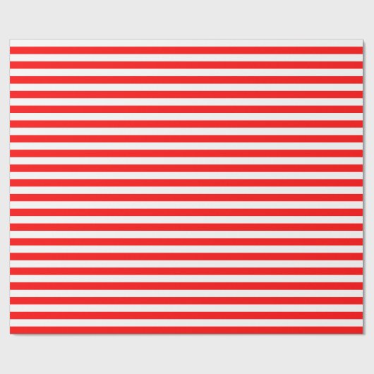 Rood Strepen Wrapping Papier (Vlak)