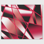 Rood stroomperspectief Verloopkleur gevuld Kunst Cadeaupapier (Vlak)
