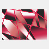 Rood stroomperspectief Verloopkleur gevuld Kunst Inpakpapier Vel (Voorkant 2)