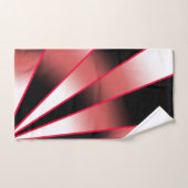 Rood-stroomperspectief Verloopkleur Vulling Tekeni Bad Handdoek (Handdoek)
