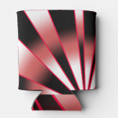 Rood-stroomperspectief Verloopkleur Vulling Tekeni Blikjeskoeler (Achterkant)