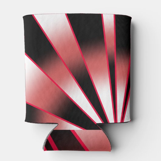 Rood-stroomperspectief Verloopkleur Vulling Tekeni Blikjeskoeler (Achterkant)