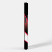 Rood-stroomperspectief Verloopkleur Vulling Tekeni Case-Mate iPhone Case (Achterkant / Rechts)