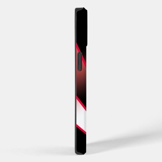 Rood-stroomperspectief Verloopkleur Vulling Tekeni Case-Mate iPhone Case (Achterkant / Rechts)