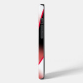 Rood-stroomperspectief Verloopkleur Vulling Tekeni Case-Mate iPhone Case (Achterkant / Links)