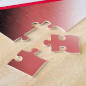 Rood-stroomperspectief Verloopkleur Vulling Tekeni Legpuzzel (Zijkant)