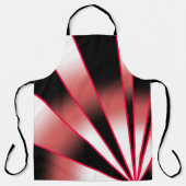 Rood-stroomperspectief Verloopkleur Vulling Tekeni Schort (Voorkant)