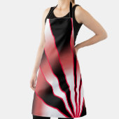 Rood-stroomperspectief Verloopkleur Vulling Tekeni Schort (Insitu)