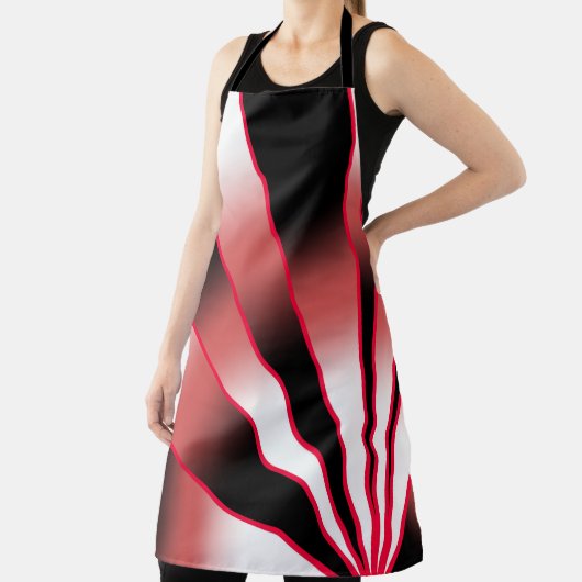 Rood-stroomperspectief Verloopkleur Vulling Tekeni Schort (Insitu)