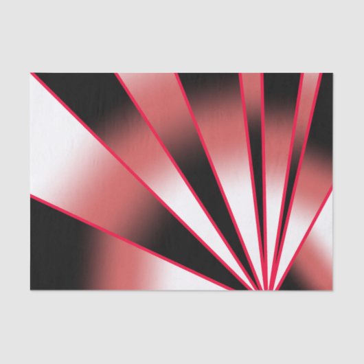 Rood-stroomperspectief Verloopkleur Vulling Tekeni Tissuepapier (Voorkant)