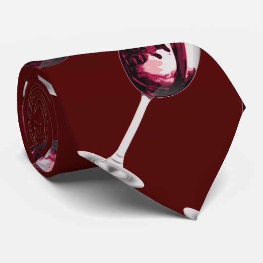 Rood Stropdas (Opgerold)