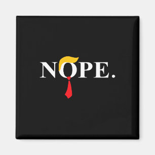 Rood Stropdas Trump Pruik Grappig Anti Trump Gift Magneet