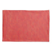 Rood subtiel minimalistisch, elegant modern patroo kussensloop (Achterkant-Links)